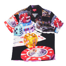 Supreme 18FW Casino Rayon Shirt BLACK画像