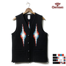 Ortega's CHIMAYO SQ VEST BLACK画像