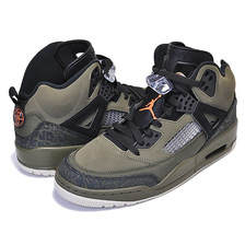 NIKE JORDAN SPIZIKE olive canvas/cone-black 315371-300画像