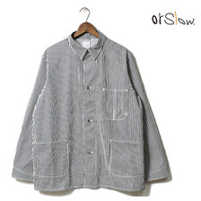 orslow 40's COVERALL 6oz HICKORY STIPE DENIM 01-6150-180画像