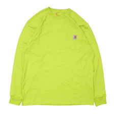 Carhartt WORKWEAR L/S POCKET TEE SOUR APPLE画像