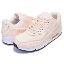 NIKE WMNS AIR MAX 90 LEATHER guava ice/guava ice-black 921304-800画像