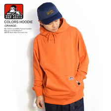 BEN DAVIS COLORS HOODIE -ORANGE- C-8780033画像