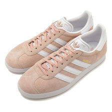 adidas Originals GAZELLE VAPOUR PINK/WHITE/METALLIC OLD GOLD BB5472画像