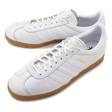 adidas Originals GAZELLE RUNING WHITE/RUNNING WHITE/GUM BD7479画像