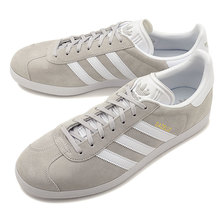 adidas Originals GAZELLE GREY ONE/RUNNING WHITE/GOLD MET F34053画像