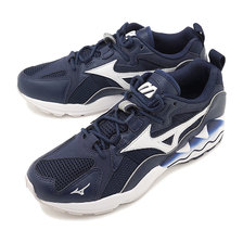 MIZUNO WAVE RIDER 1 NAVY/LIGHT GREY/WHITE D1GA1927-13画像