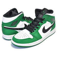 NIKE AIR JORDAN 1 MID SE pine green/black-sail 852542-301画像
