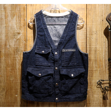 WAREHOUSE Lot 2120 DENIM HUNTING VEST画像