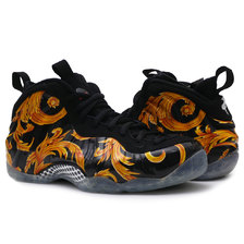 Supreme &times; NIKE AIR FOAMPOSITE 1 SUPREME SP BLACK/BLACKMETALLIC GOLD 652792-001画像