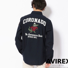 AVIREX OXFORD REGULER SHIRT CORONADO 6195103画像