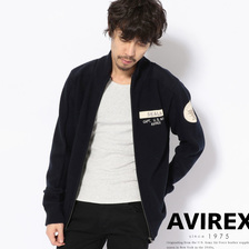 AVIREX STAND COLLAR ZIP UO KNIT 6194015画像