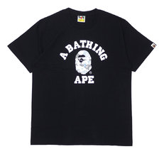 A BATHING APE 19SS SPACE CAMO COLLEGE TEE 1F30110031画像