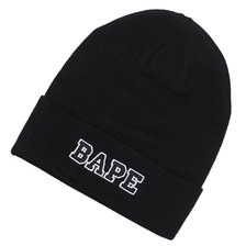 A BATHING APE 19SS APE HEAD ONE POINT KNIT CAP 1F30180004画像