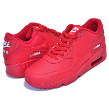 NIKE AIR MAX 90 LTR(GS) university red/white 833412-606画像
