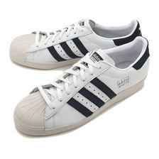 adidas Originals SUPERSTAR 80S FTWR WHITE/COLLEGIATE NAVY EE8778画像