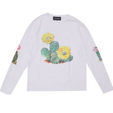 Bianca Chandon Cactus Longsleeve T-Shirt WHITE画像