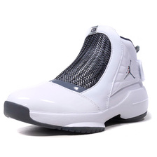 NIKE AIR JORDAN 19 RETRO "FLINT" "MICHAEL JORDAN" "LIMITED EDITION for JORDAN BRAND" WHT/GRY/SLV AQ9213-100画像