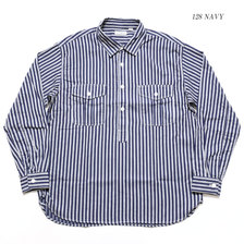 Sugar Cane Light RIVERSIBLE STRIPE L/S PULLOVER SHIRT SC28166画像