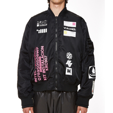 MARCELO BURLON LOGO PATCH BOMBER CMEH010S199390821088画像