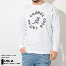 KANGOL Music Circle L/S Tee LCT0028画像