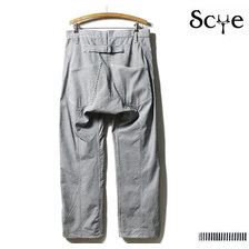 SCYE BASICS 2019SS UK CANDY STRIPE WIDE STRAIGHT PANTS 5119-81556画像