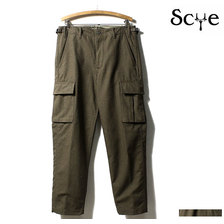 Scye カーゴパンツ フィンクスコットン 1119-81061画像