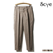 Scye ガンクラブチェック トラウザーズ 1119-81042画像