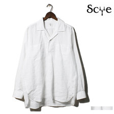 Scye キャンプカラー プルオーバーシャツ 1119-31025画像