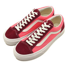 VANS VINTAGE SPORT STYLE 36 UMBA RED/BLANC DE BLANC VN0A3DZ3VTC画像