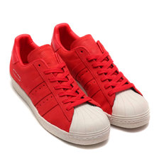 adidas Originals SUPERSTAR 80s SCARLET/SCARLET/RAW WHITE CG6263画像