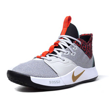 NIKE PG 3 BHM EP "BLACK HISTORY MONTH" "PAUL GEORGE" "LIMITED EDITION for NSW" GRY/ORG/BLK/GLD/WHT BQ6241-007画像