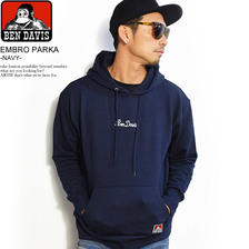 BEN DAVIS EMBRO PARKA -NAVY- BDZT-3005画像