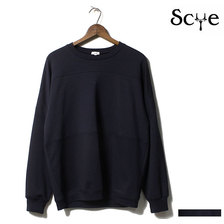 Scye パネル スウェットシャツ 111-21106画像