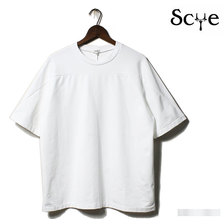 Scye パネル 半袖スウェット 111-21105画像