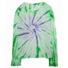 The Elder Statesman CYCLONE TIE DYE FAVORITE TEE L/S SSCTLPSYD画像