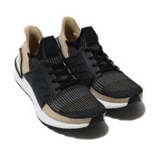 adidas UltraBOOST 19 CORE BLACK/RAW SAND/GREY SIX F35241画像