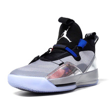 NIKE AIR JORDAN XXXIII PF "2019 NBA ALLSTAR GAME/CHARLOTTE" "MICHAEL JORDAN" "LIMITED EDITION for JORDAN BRAND" GRY/SLV/BLK/BLU/RED BV5072-005画像