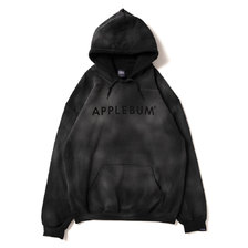 APPLEBUM Bleach Sweat Parka BLACK画像