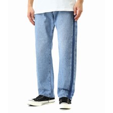 Kaptain Sunshine Baggy Cut Straight Denim pants (Washed&remaked Side-seam) KS9SPT23画像