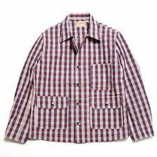 SAILOR MOKU 10.25oz. PALAKA CHECK WORK JACKET SS14360A画像