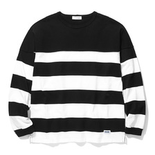 RADIALL BOARD WALK - CREW NECK T-SHIRT L/S (BLACK)画像
