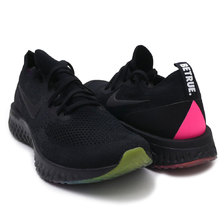 NIKE EPIC REACT FLYKNIT BETRUE BLACK/BLACK-PINK BLAST AR3772-001画像