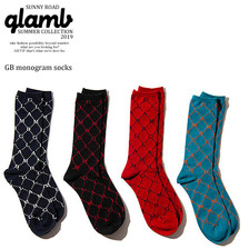 glamb GB monogram socks GB0219-AC03画像