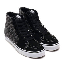 VANS SK8-HI BLACK/PEWTER CHECKERBOARD VN000D5IBPJ-U画像