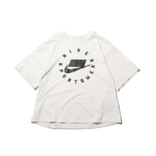 NIKE AS W NSW NSP TOP SS SUMMIT WHITE/SUMMIT WHITE/BLACK AT0567-121画像