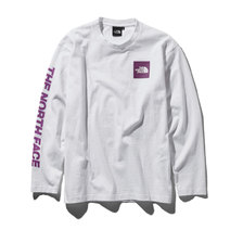 THE NORTH FACE L/S SQUARE LOGO SLEEVE TEE WHITE NT31951-W画像