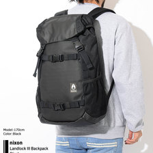 nixon Landlock III Backpack Black NC2813000画像