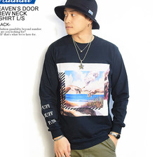 RADIALL HEAVEN'S DOOR CREW NECK T-SHIRT L/S -BLACK-画像