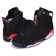 NIKE AIR JORDAN 6 RETRO "INFRARED" "MICHAEL JORDAN" "LIMITED EDITION for JORDAN BRAND" BLK/RED/WHT 384664-060画像